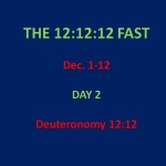 Day 2 Deuteronomy 12:12