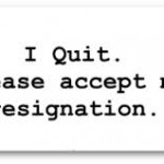 resignation